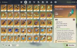 GENSHIN IMPACT - AR56, 20T5⭐Alhaitham C2 + Bis, Nahida + Bis
