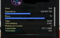 Conta PXG Lvl 194 - Servidor Aurora