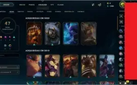 Conta LoL Nv.174 (47 Skins) 101 Champs habilitados