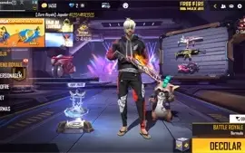 CONTA FREE FIRE C/CALÇA ANGELICAL VERMELHA/MOLETOM ANGELICAL