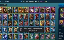 Conta Raid: shadown legends com vários campeões já upados