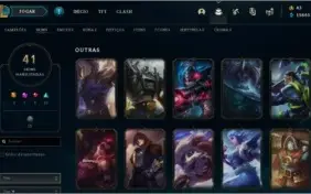 Conta de LeagueOfLegends 83 Champs e 41 skins MD10
