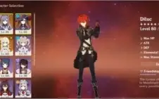Genshin Impact AR 44 Hutao -Diluc - Mona - Keqing - Amos Bow