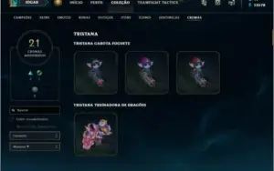 CONTA DE  LOL Plat 1 - 399 SKINS