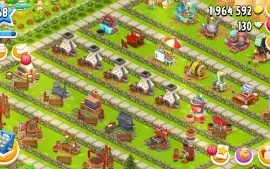 Hay day hayday conta level 68 bem decorada