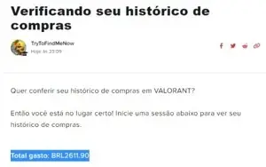 CONTA VALORANT C/ MUITAS SKINS