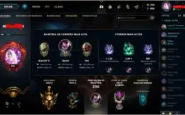 Conta lol nivel 385 81 skins