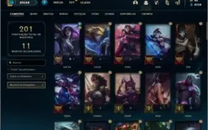 Conta ouro 4 com 37 skins e 68 champs ( MAIN ADC )
