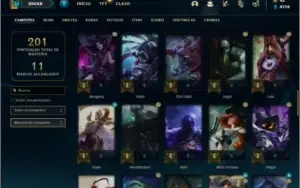 Conta ouro 4 com 37 skins e 68 champs ( MAIN ADC )