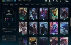 Conta ouro 4 com 37 skins e 68 champs ( MAIN ADC )