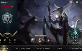 Wild Rift Conta Platina