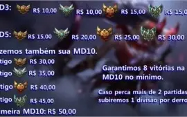 EloGrow - Elojob e DuoBoost com opções premium