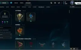 Conta League of Legends 104 Campeões e várias skins