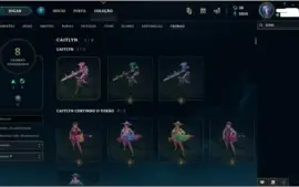 Conta League of Legends 104 Campeões e várias skins