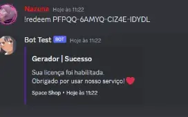 Gerador de contas - Bot Discord