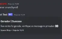 Gerador de contas - Bot Discord