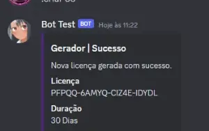 Gerador de contas - Bot Discord