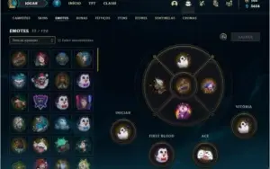 Conta Unranked (ex Platina) com 12 Skins e 40 Champs