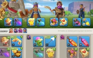 Clash of Clans cv16 Herois maximo