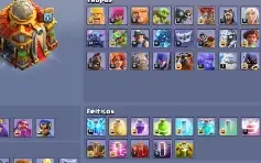 Clash of Clans cv16 Herois maximo