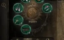 conta night crows visual de arma epica aqueiro lvl 41
