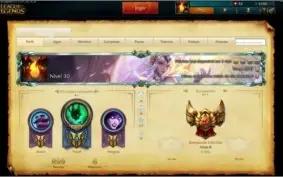 Conta league of legends PLat IV season 6