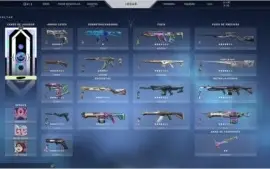 CONTA VALORANT - VARIAS SKINS