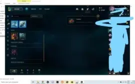 conta no lol a venda... lee punhos divinos e mais 19 skins