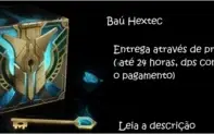 Baú Hextec por R$ 6,50