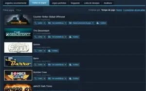Contas Operação Correnteza Diamantada e Steam Desbloqueada