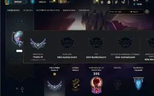 Prata 4 com 150 Champs e 80 Skins ( MID / JG / ADC )