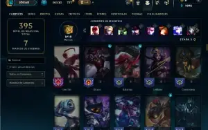 Prata 4 com 150 Champs e 80 Skins ( MID / JG / ADC )