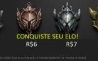 Elojob SOLO/DUO e FLEX - Conquiste o ELO - League of Legends