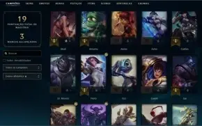 conta lol ouro smurf PROMOÇÃO!
