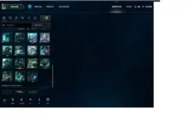 CONTA BORDA DIAMANTE 86 SKINS ATIVAS E VARIAS NO ESPOLIO