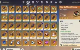 Conta genshin impact shogun raiden C0 com arma assinatura
