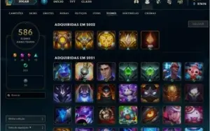 Conta League of legends (1006 SKINS)/ valorant