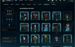 Conta League of legends (1006 SKINS)/ valorant