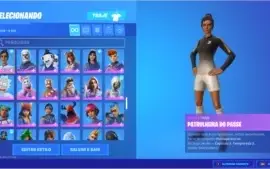 Conta de Fortnite Wonder e minty + de 250 skins . PC apenas