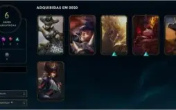 Conta nivel 67, prata 1 + 6 skins