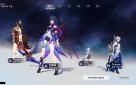 Conta BOA De Honkai Star Rail Seele+Bailu+Bronya E1+2K Jades