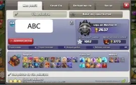 Conta clash of clans cv 10 full e royale pico  2 lendárias
