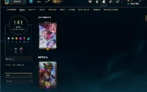 Unranked com TODOS os champs e 141 Skins ( MONO TOP )