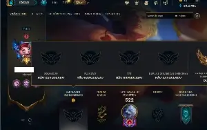 Unranked com TODOS os champs e 141 Skins ( MONO TOP )