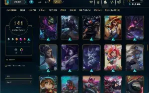 Unranked com TODOS os champs e 141 Skins ( MONO TOP )