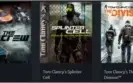Vendo conto Steam,Origin,Uplay e Epic games