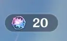 Conta AR 11 Kazuha + 20 gemas