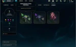Conta platina 4 com 20 skins e 50 champs ( MAIN JG )