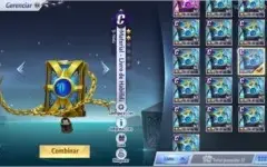 conta saint seiya com cavaleiro 21 lvl 80   S/vinculos