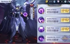 conta saint seiya com cavaleiro 21 lvl 80   S/vinculos